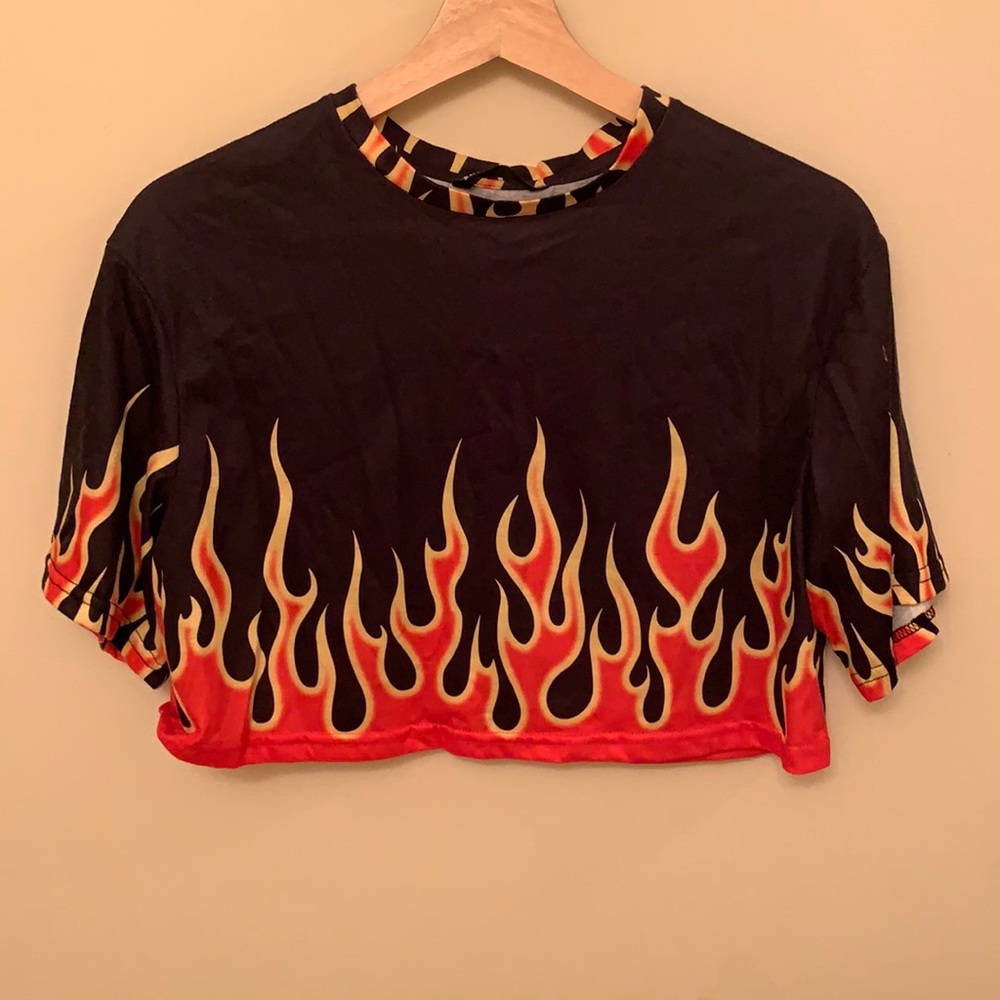 Medium fire t-shirt from SHEIN